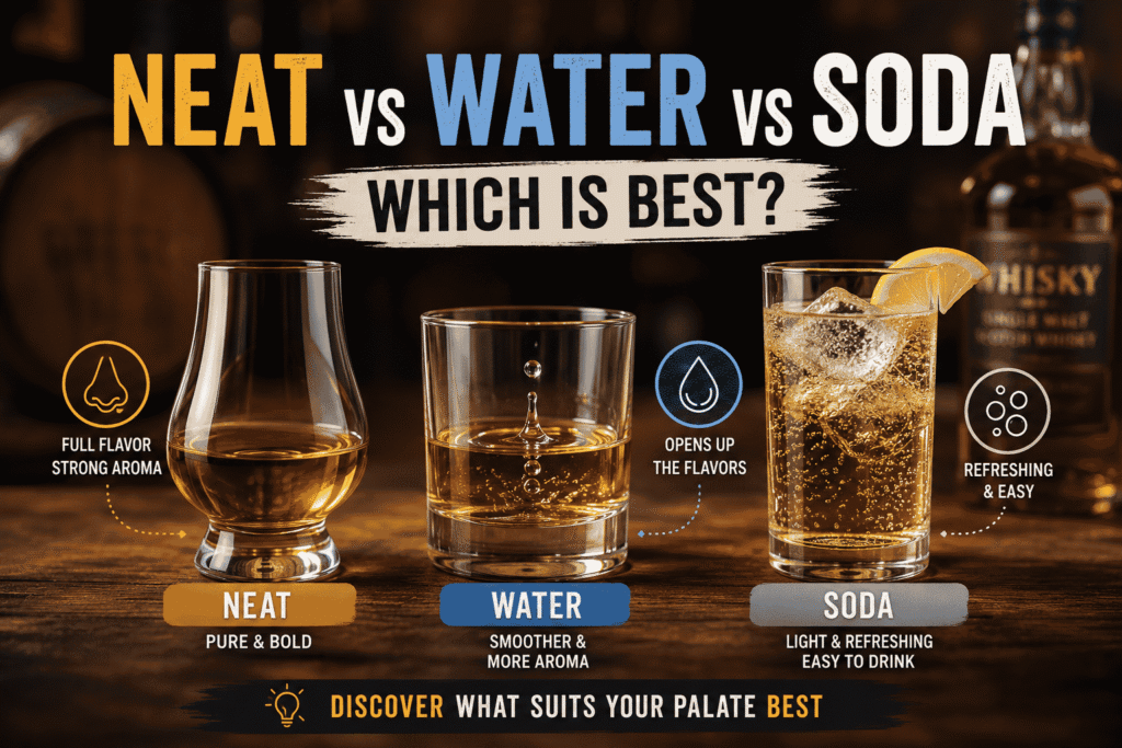 Neat vs Water vs Soda, Which Is Best?